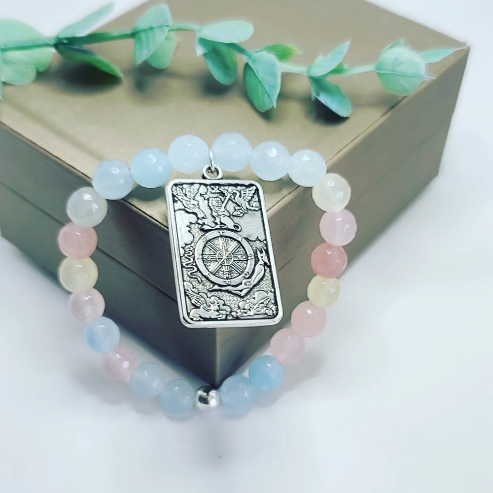 Taro card Amulet in a bracelet